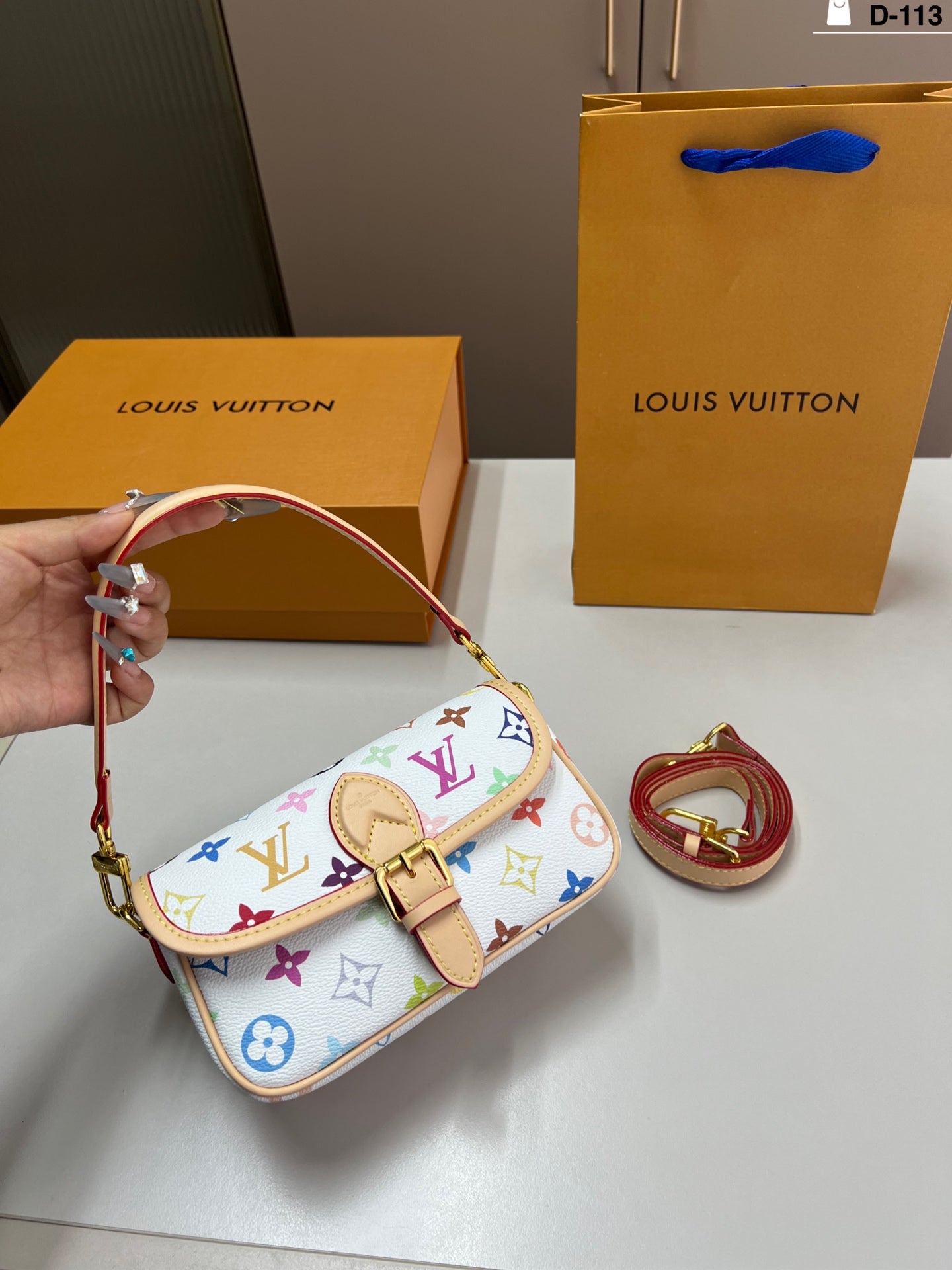 LV Louis Vuitton Mini Baguette Bag