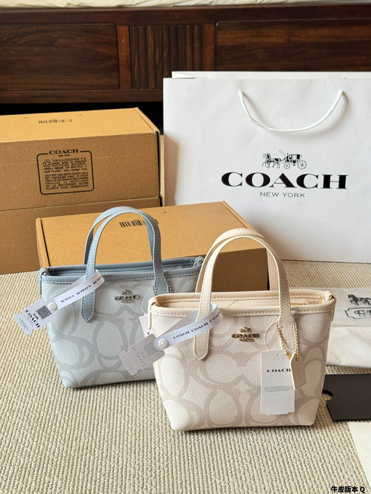 COACH's adorable City small tote bag