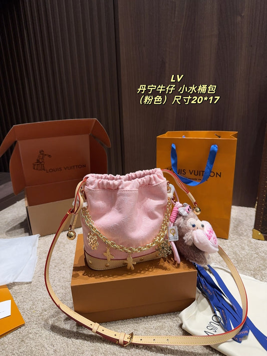 LV Denim Bucket Bag