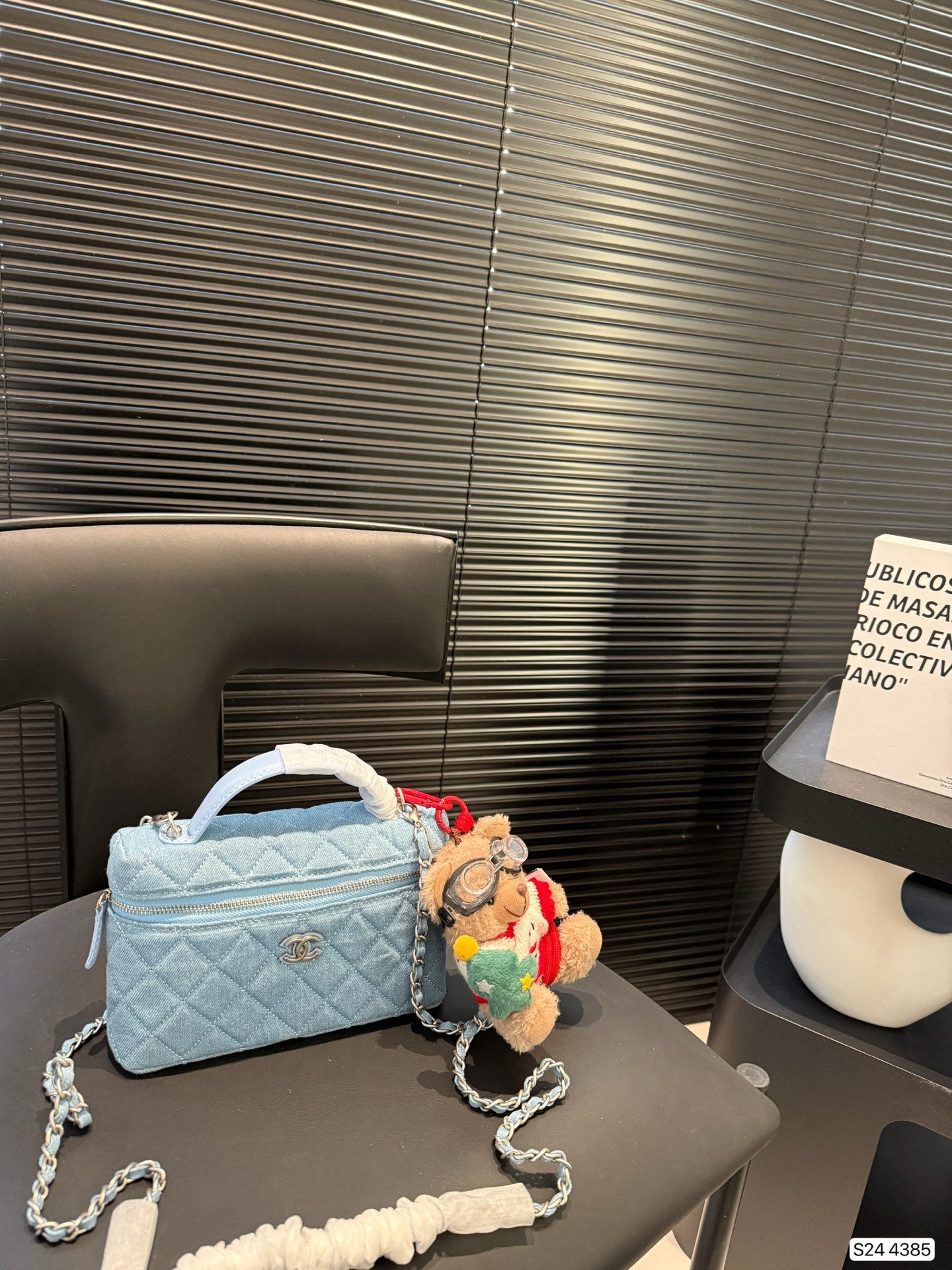 Chanel Denim Cosmetic Bag