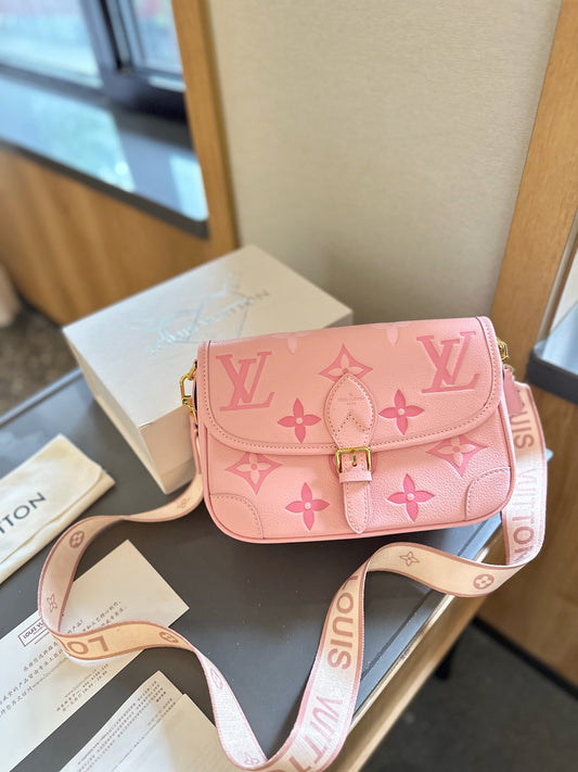 Lv's Baguette Bag exudes a laid-back, French retro vibe.