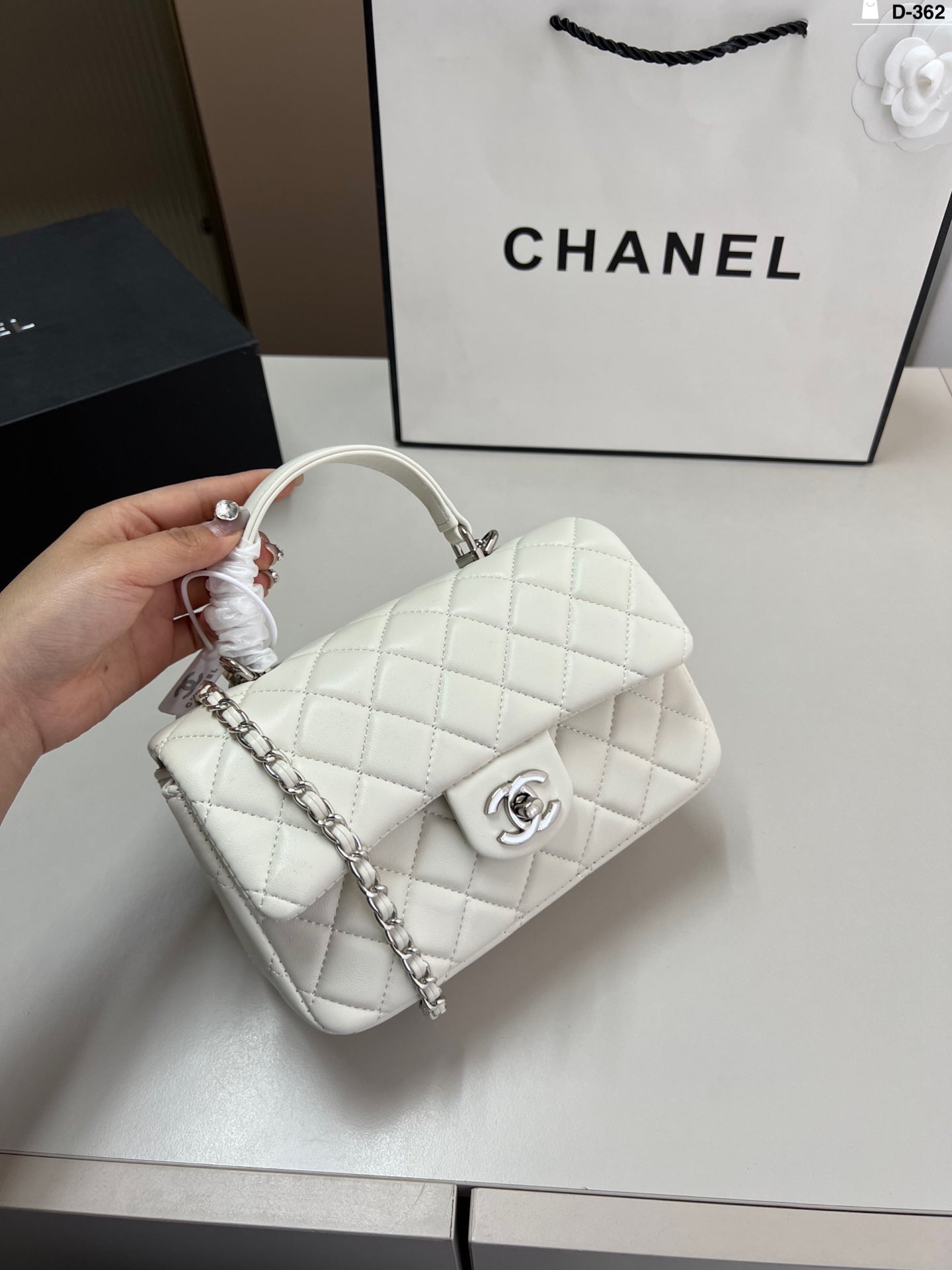 CHANEL Square Handle Bag