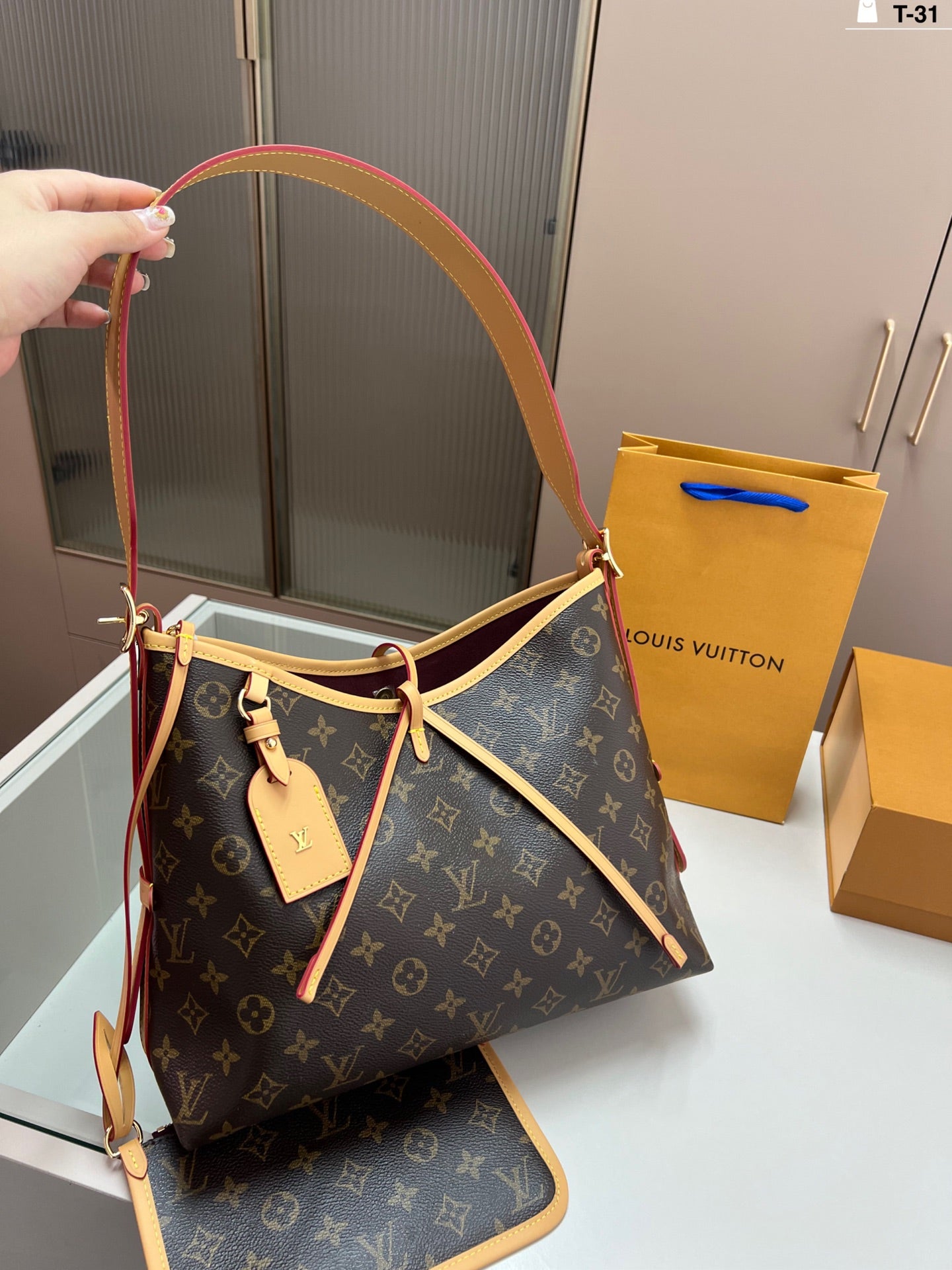 Louis Vuitton Carryall Shopping Bag