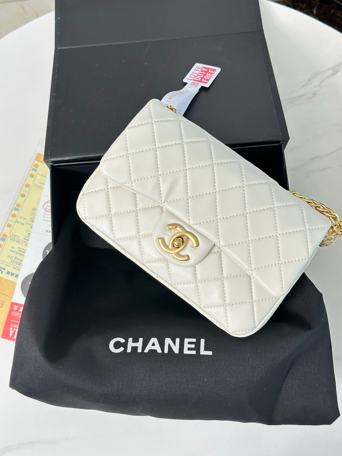 Chanel 24P Camellia Golden Ball Mini Bag