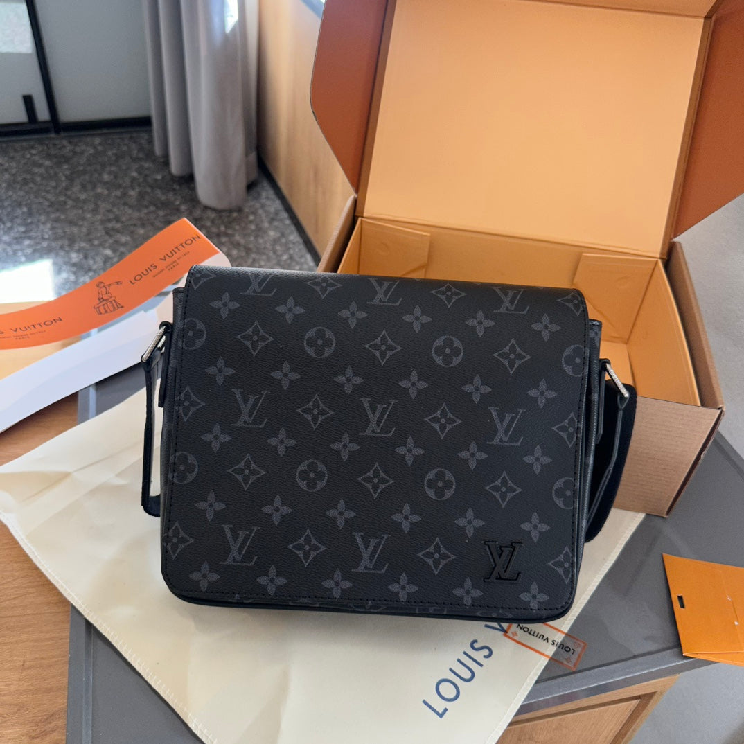 LV Limited Edition Men's Cowhide Messenger Bag 💼