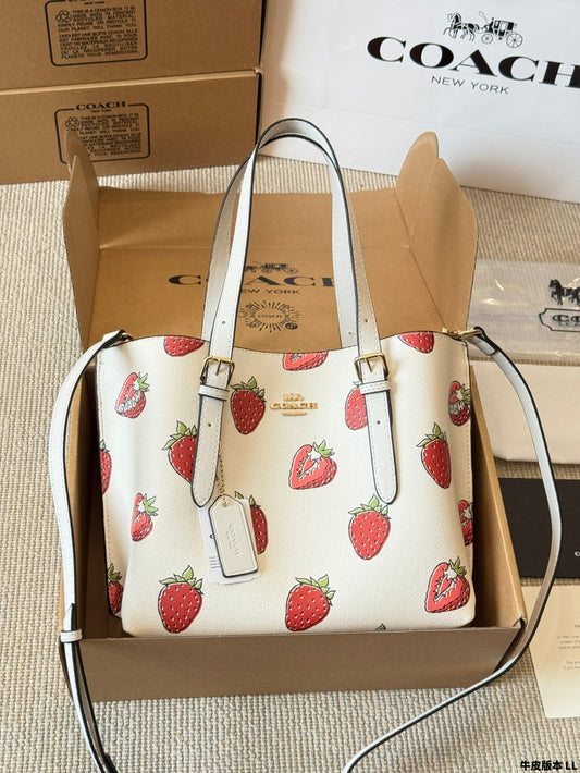 Coach Strawberry 🍓 Mollie25 Tote Bag