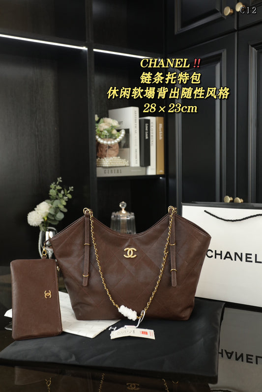 CHANEL Tote Bag, Shopping Bag, Shoulder Handbag, Chain Bag