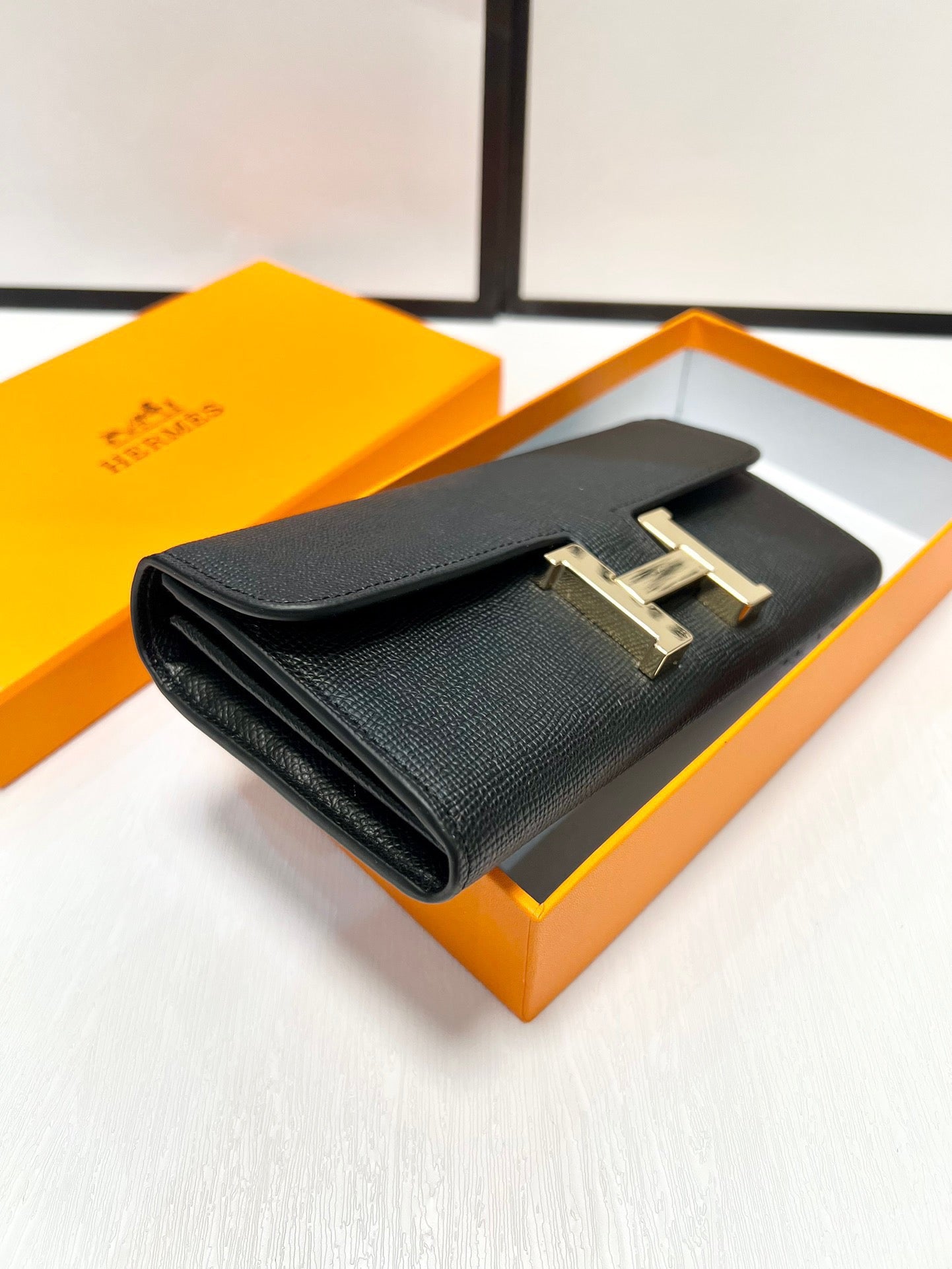 Premium imported Hermès saffiano leather