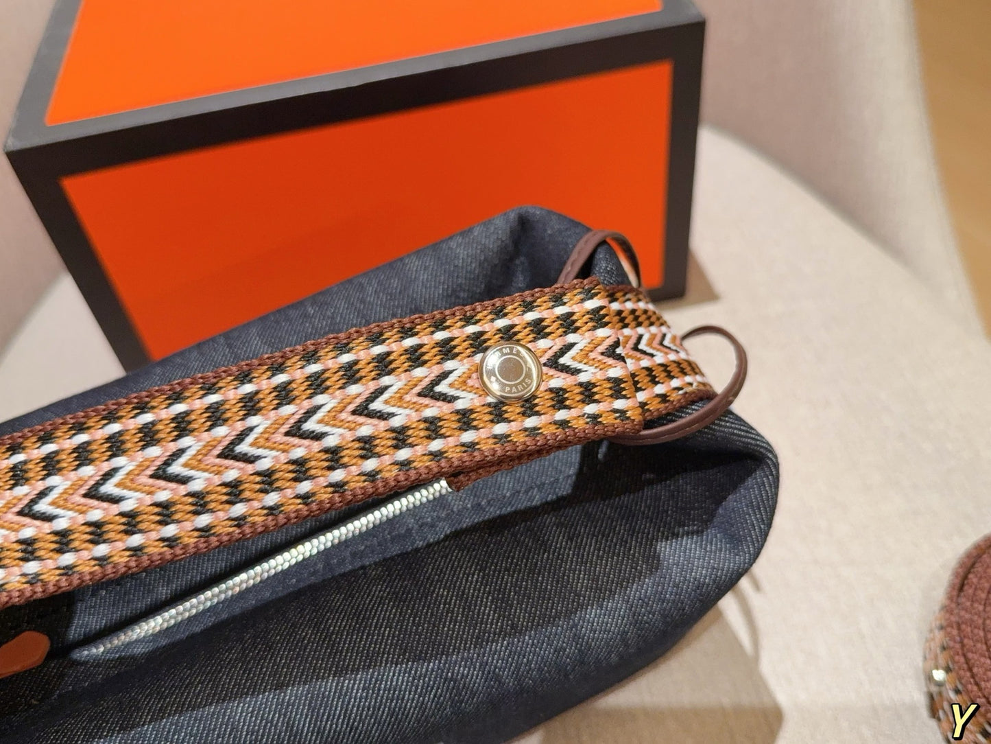 Hermès Wool Lunch Box Bag