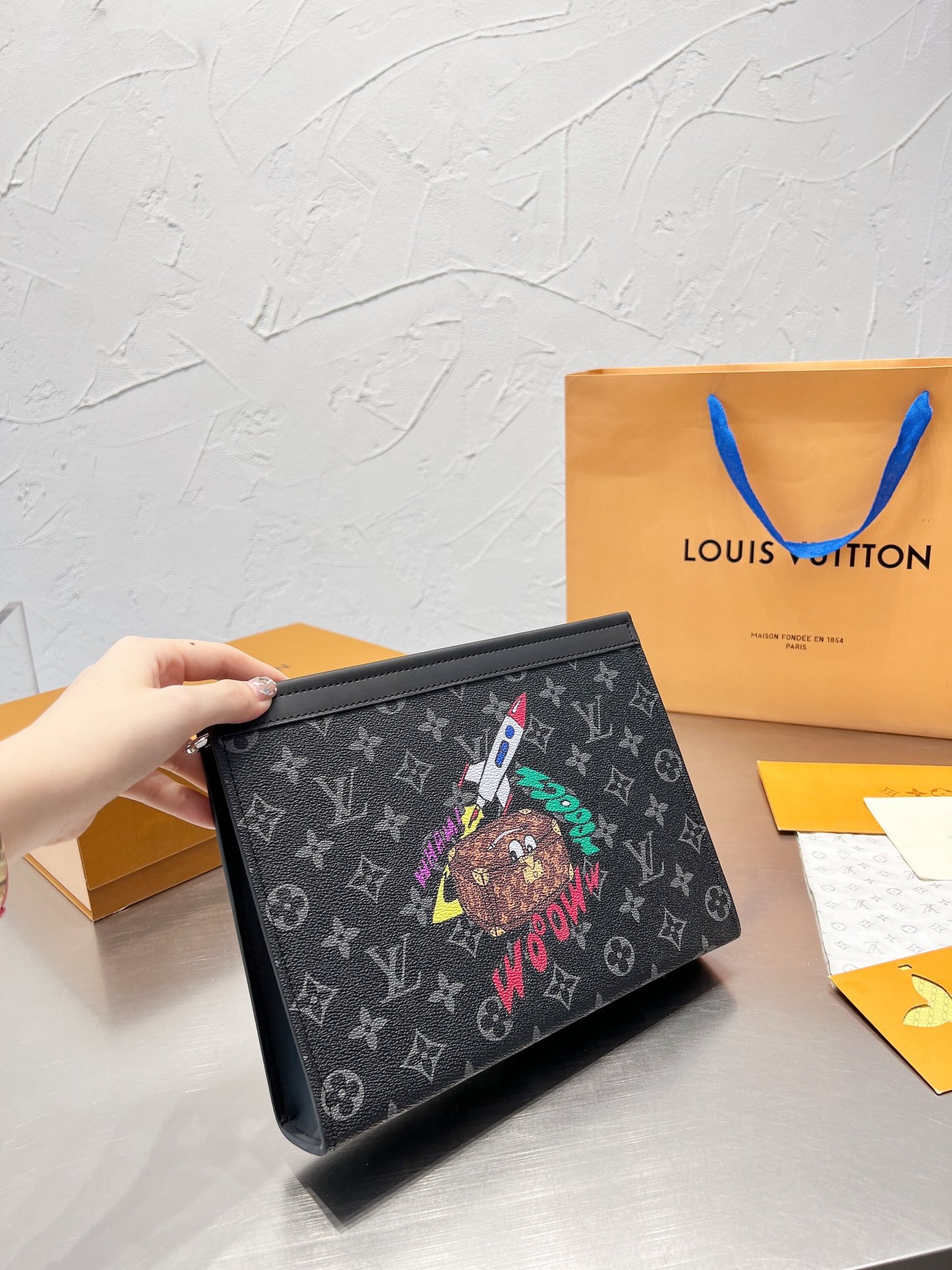 New LV Handbag and Toiletry Bag