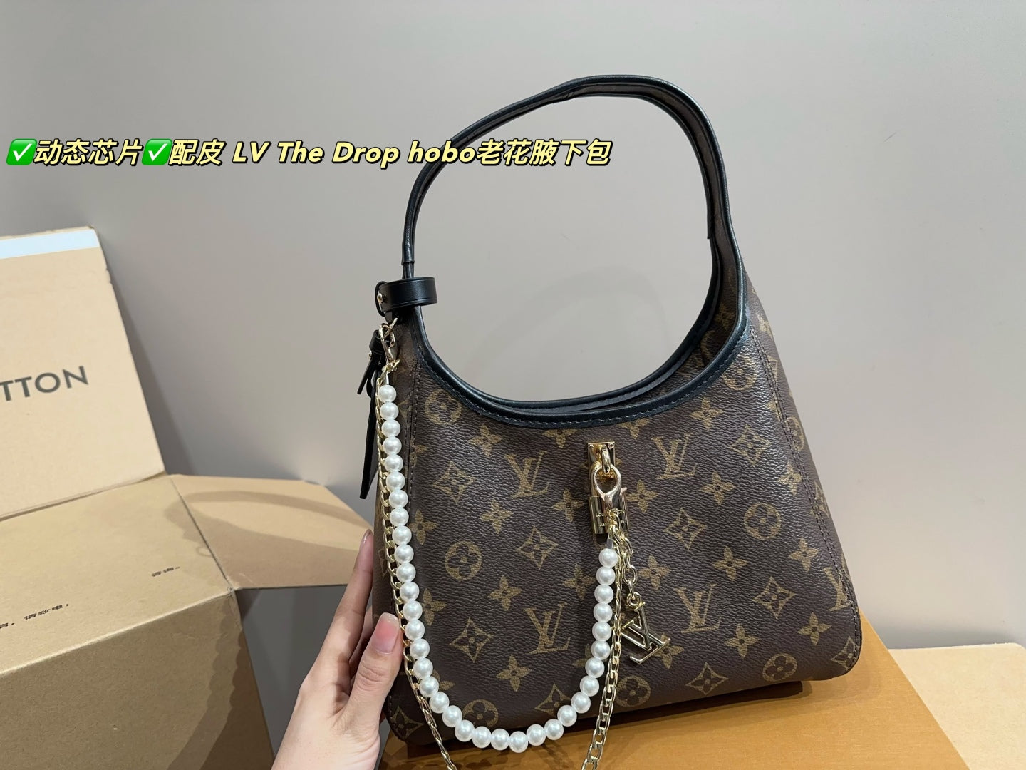LV The Drop Hobo Monogram Underarm Bag