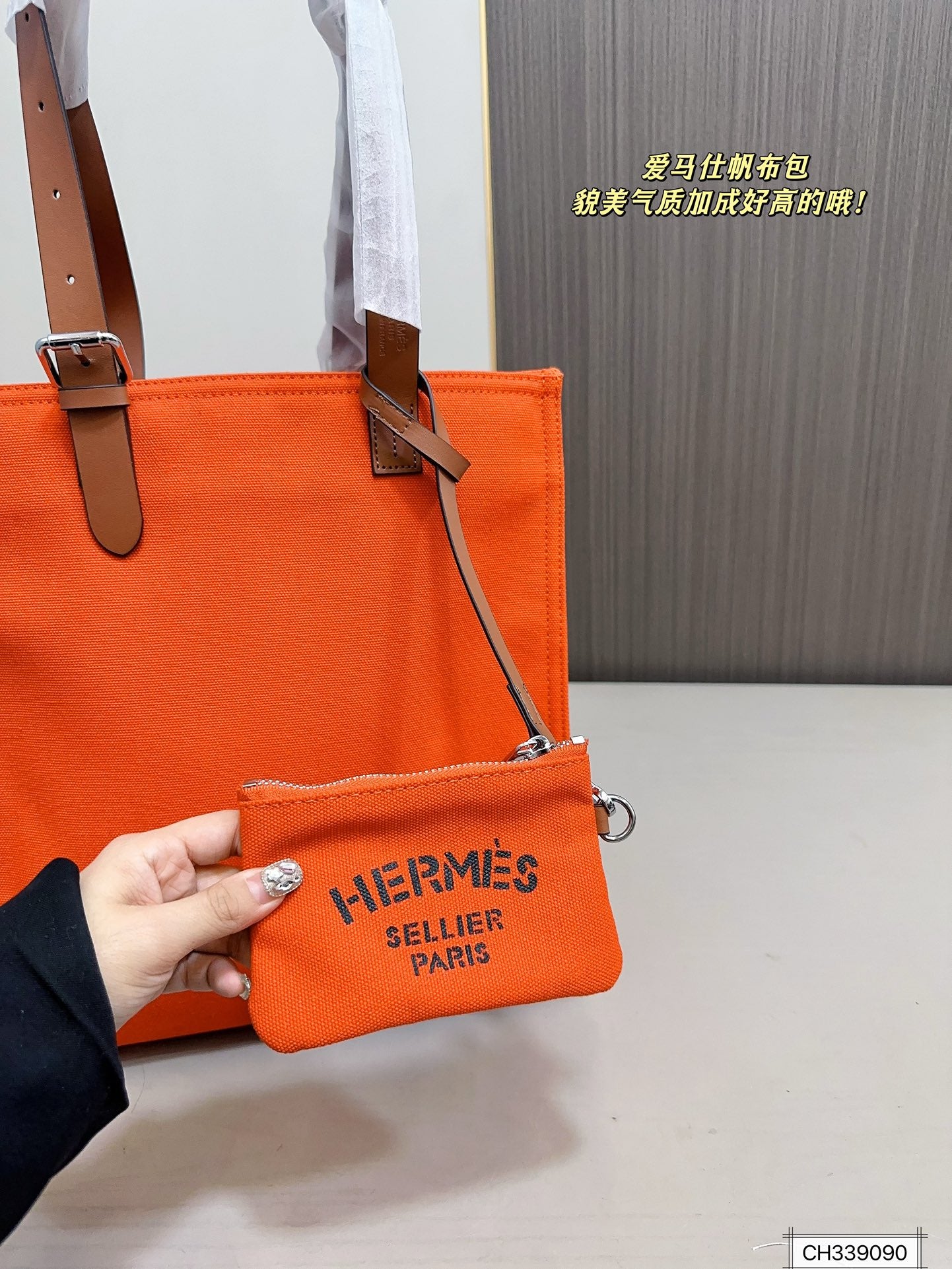 Hermès Canvas Bag