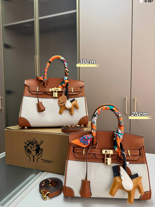 Hermès Birkin canvas bag