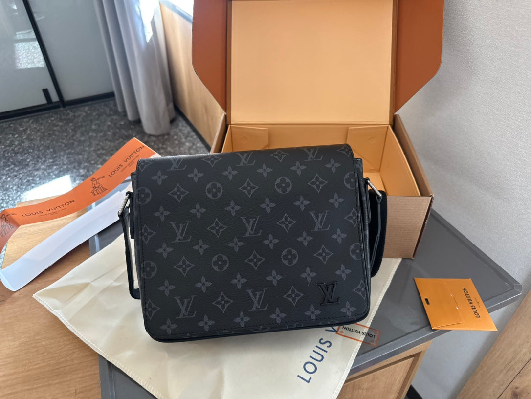 LV Limited Edition Men's Cowhide Messenger Bag 💼