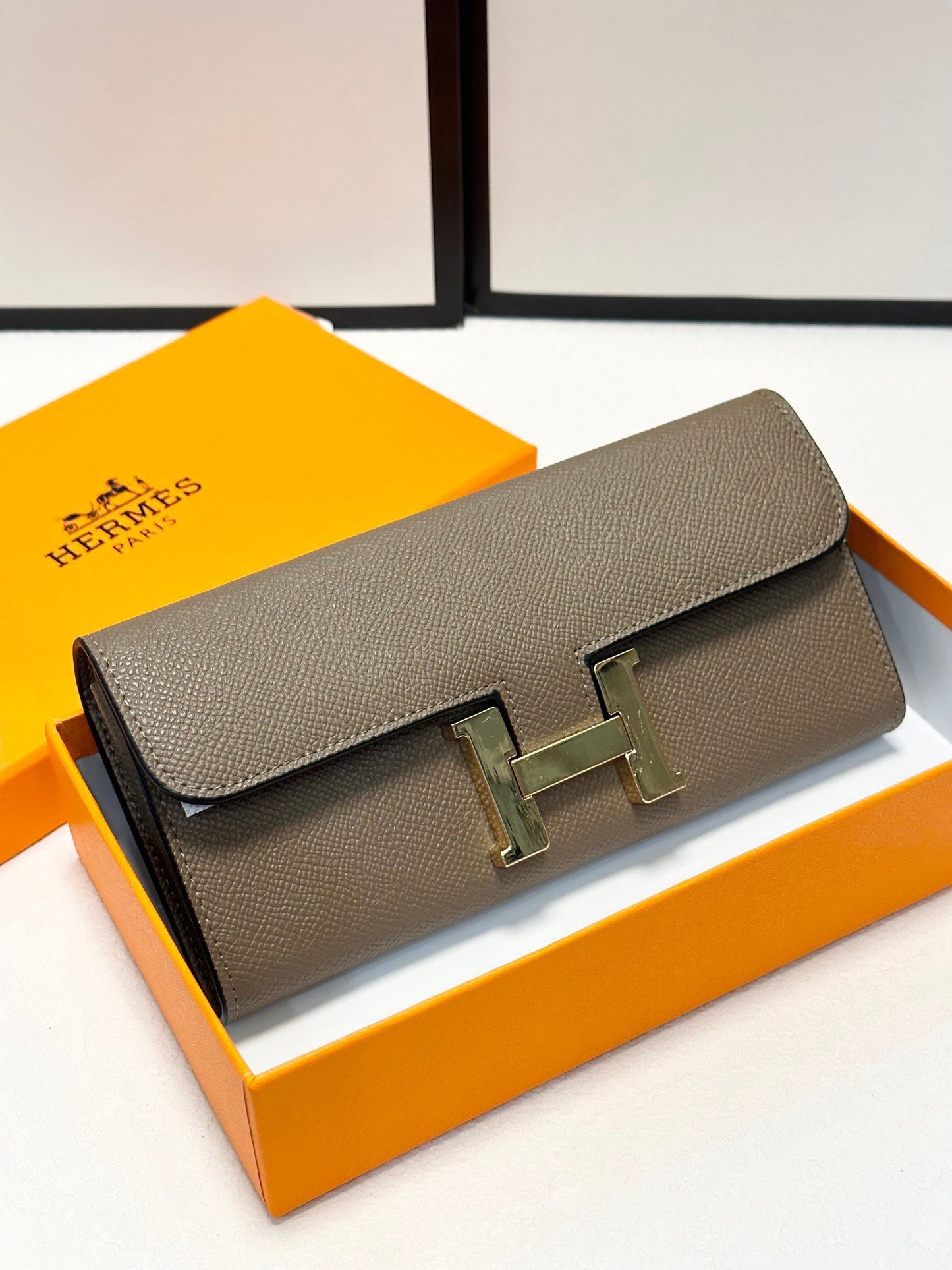 Premium imported Hermès saffiano leather