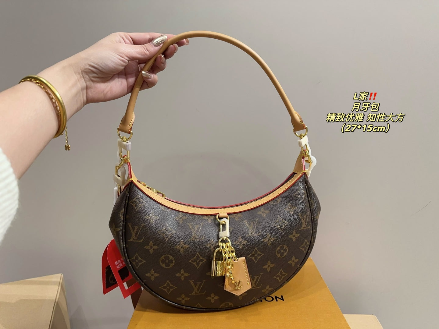 LV Carryall Crescent Bag