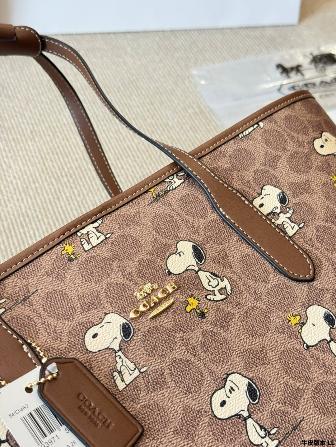Coach City Snoopy Tote Classic Shoulder Bag