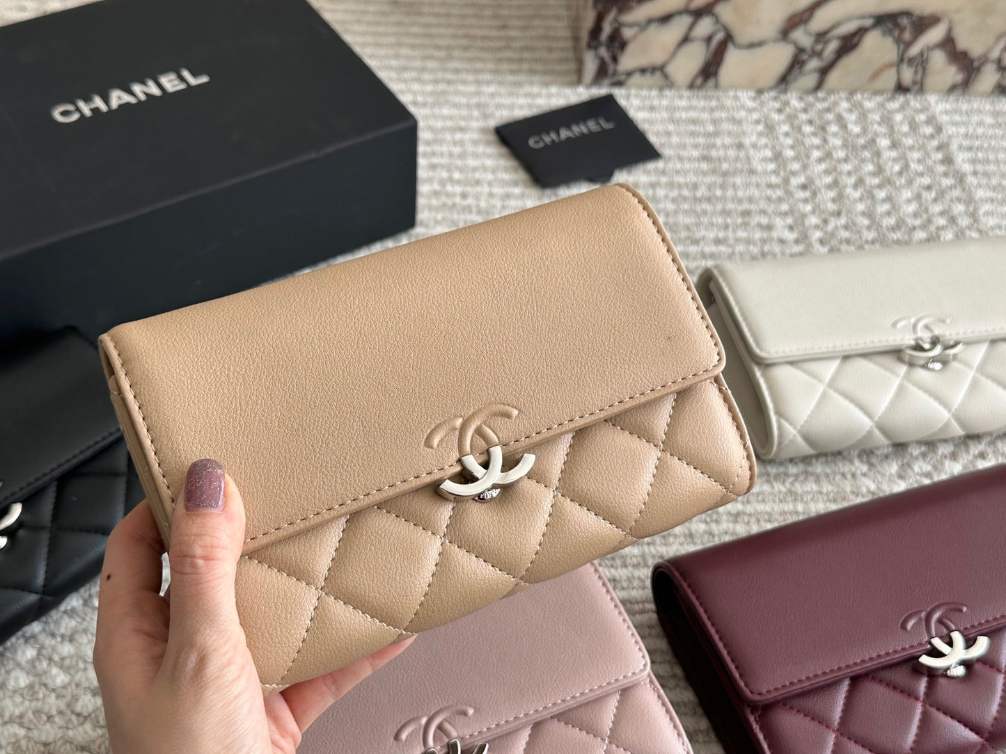 The new WOC Chanel Fortune Bag is a small carry-on bag