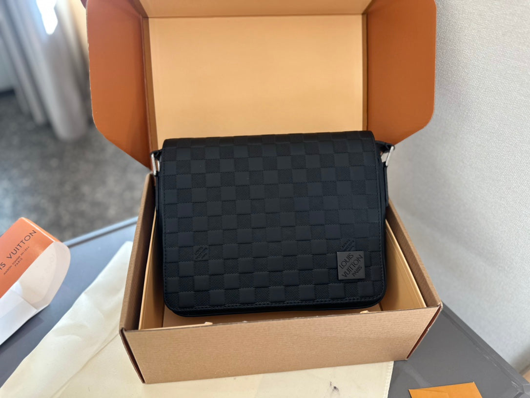 LV Limited Edition Men's Cowhide Messenger Bag 💼