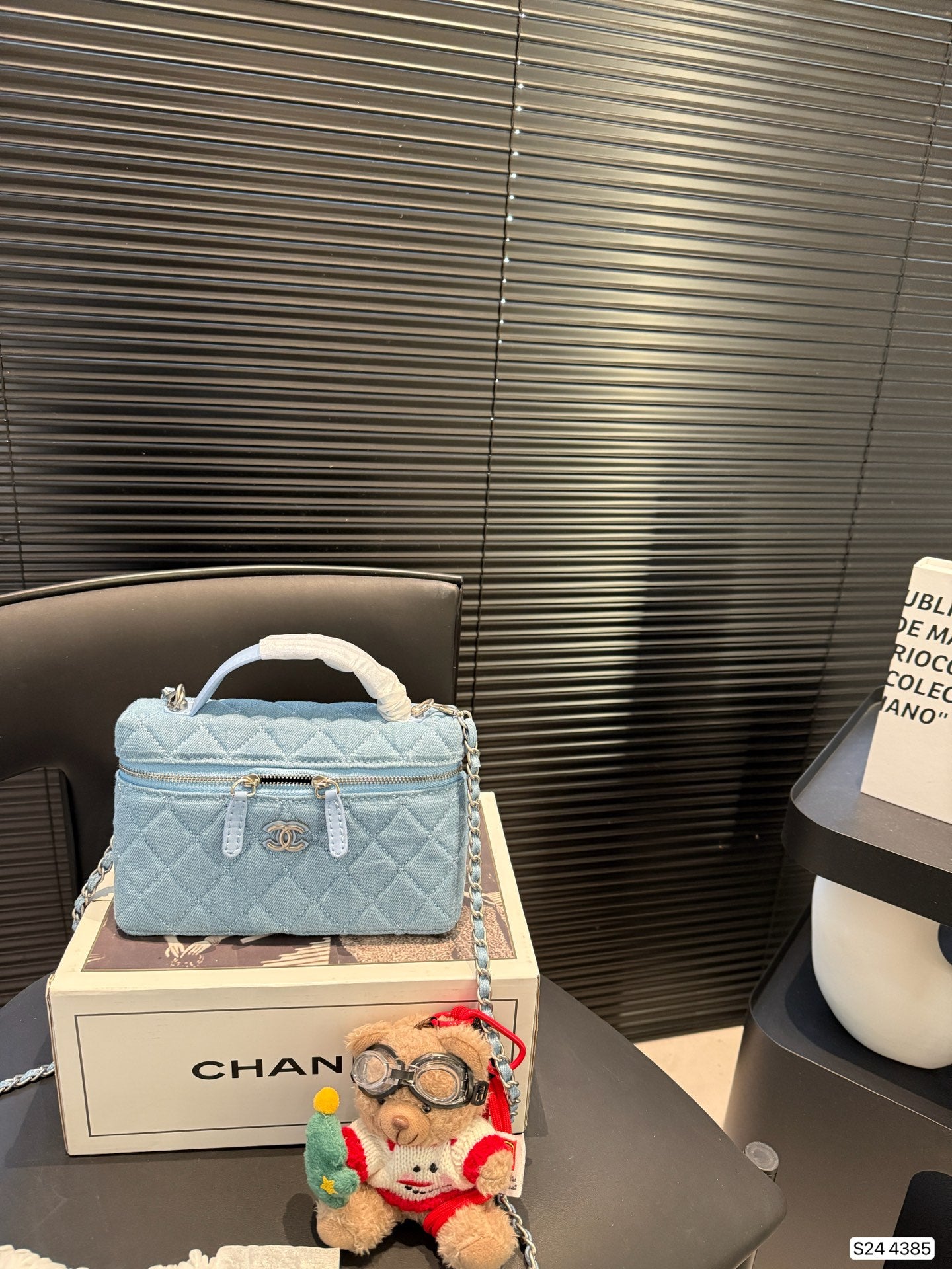 Chanel Denim Cosmetic Bag