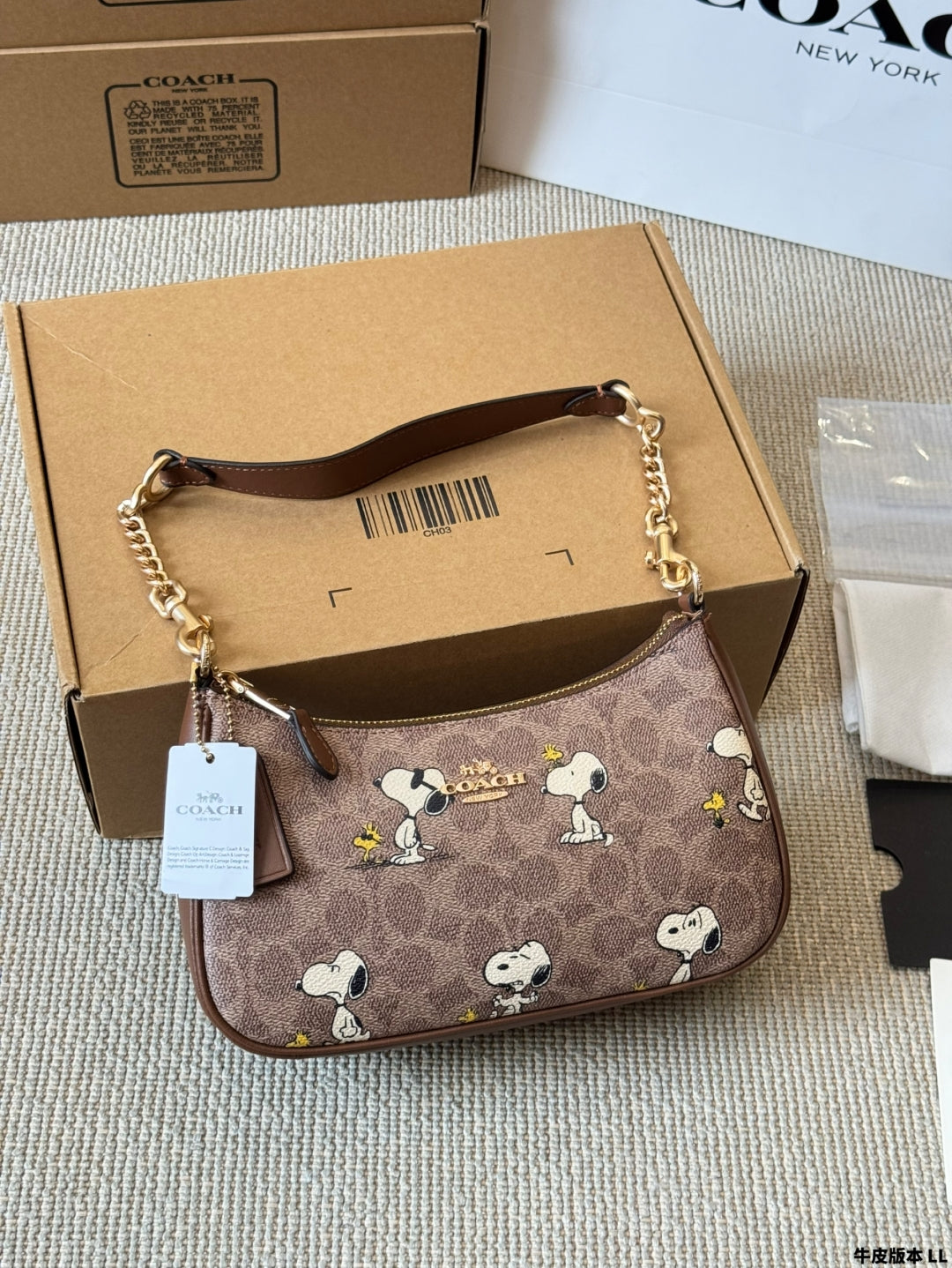 Coach Snoopy Underarm Bag