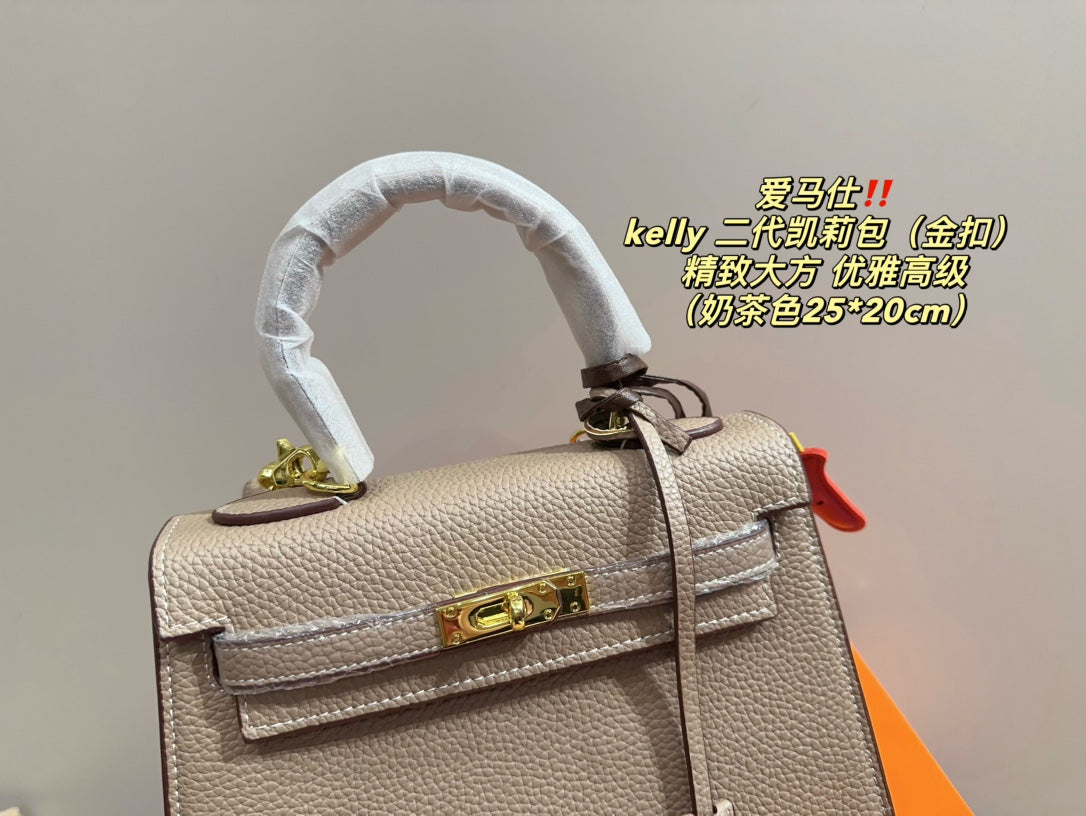 Hermès Kelly II (gold buckle)