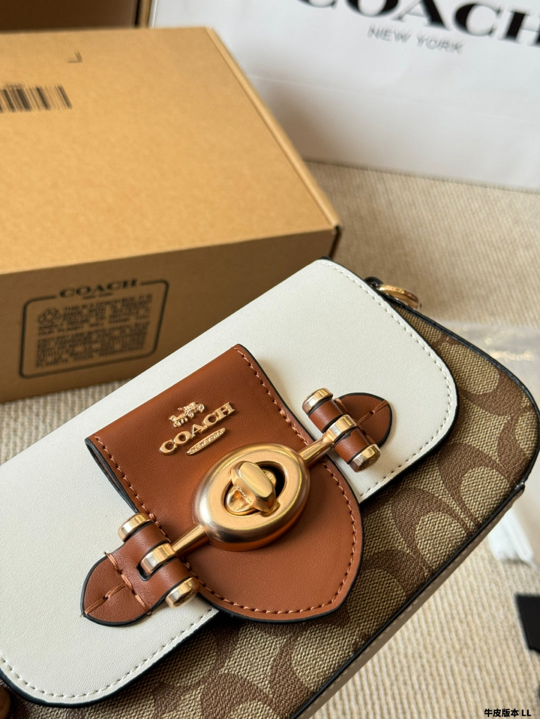 Coach Brie Turnlock Underarm Bag