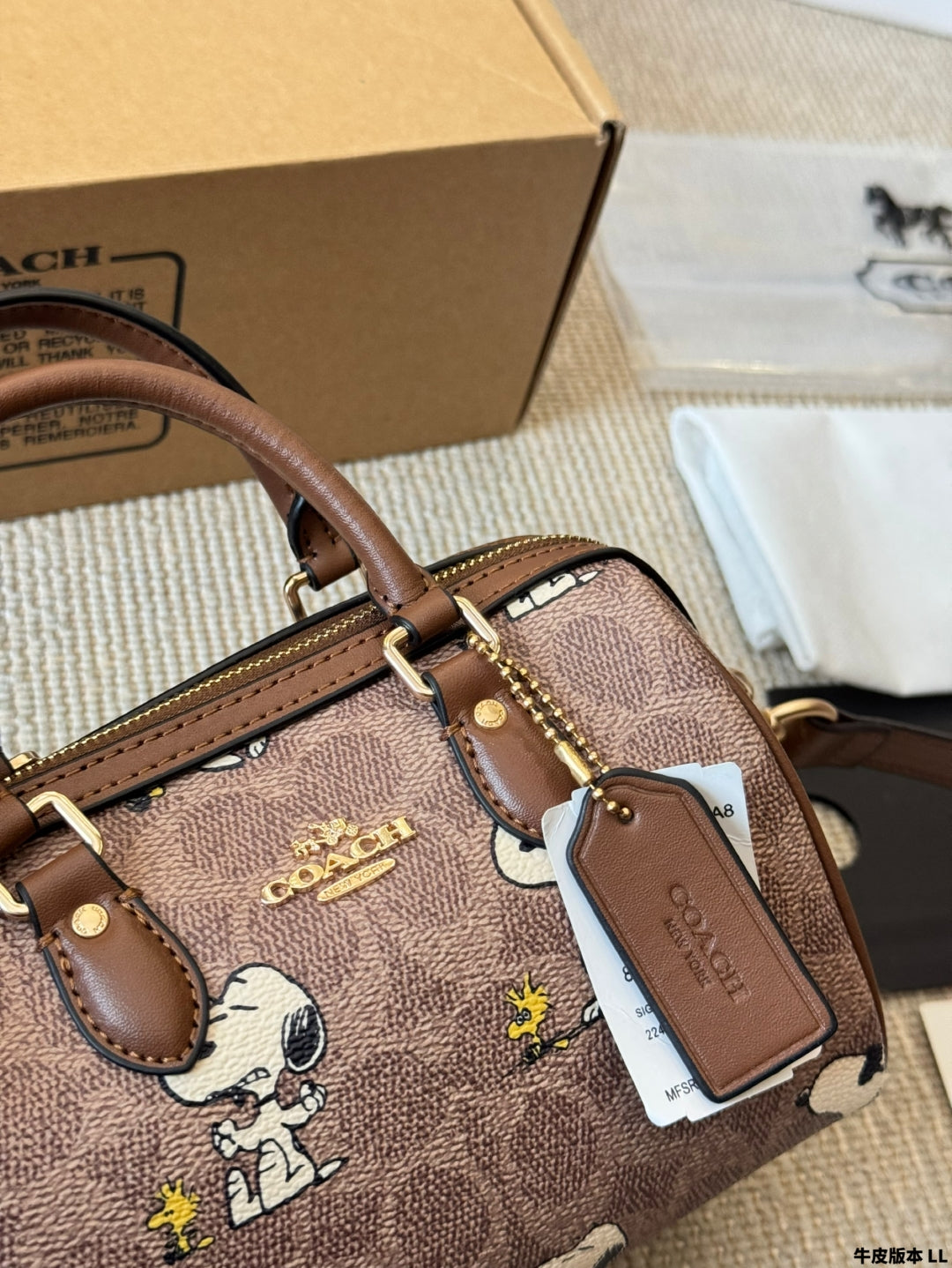 Coach Snoopy Original Pillow Bag