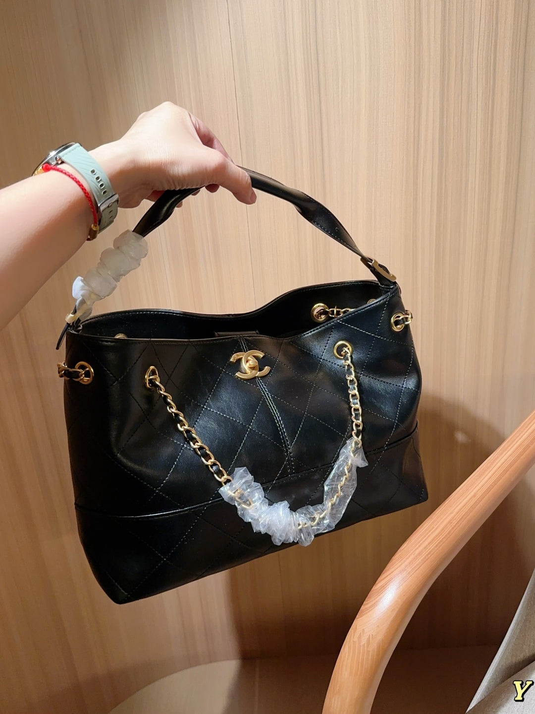 Chanel New 25a Tote Hobo Shopping Bag
