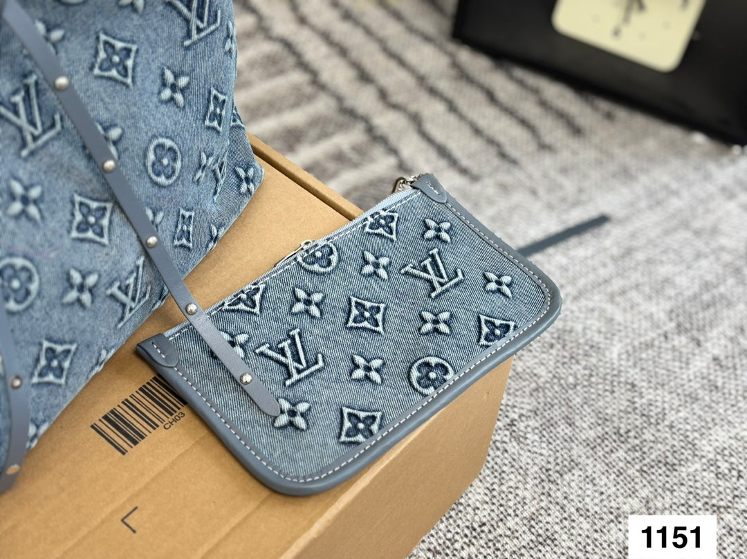 LV24 Limited Edition Denim Carryall Medium