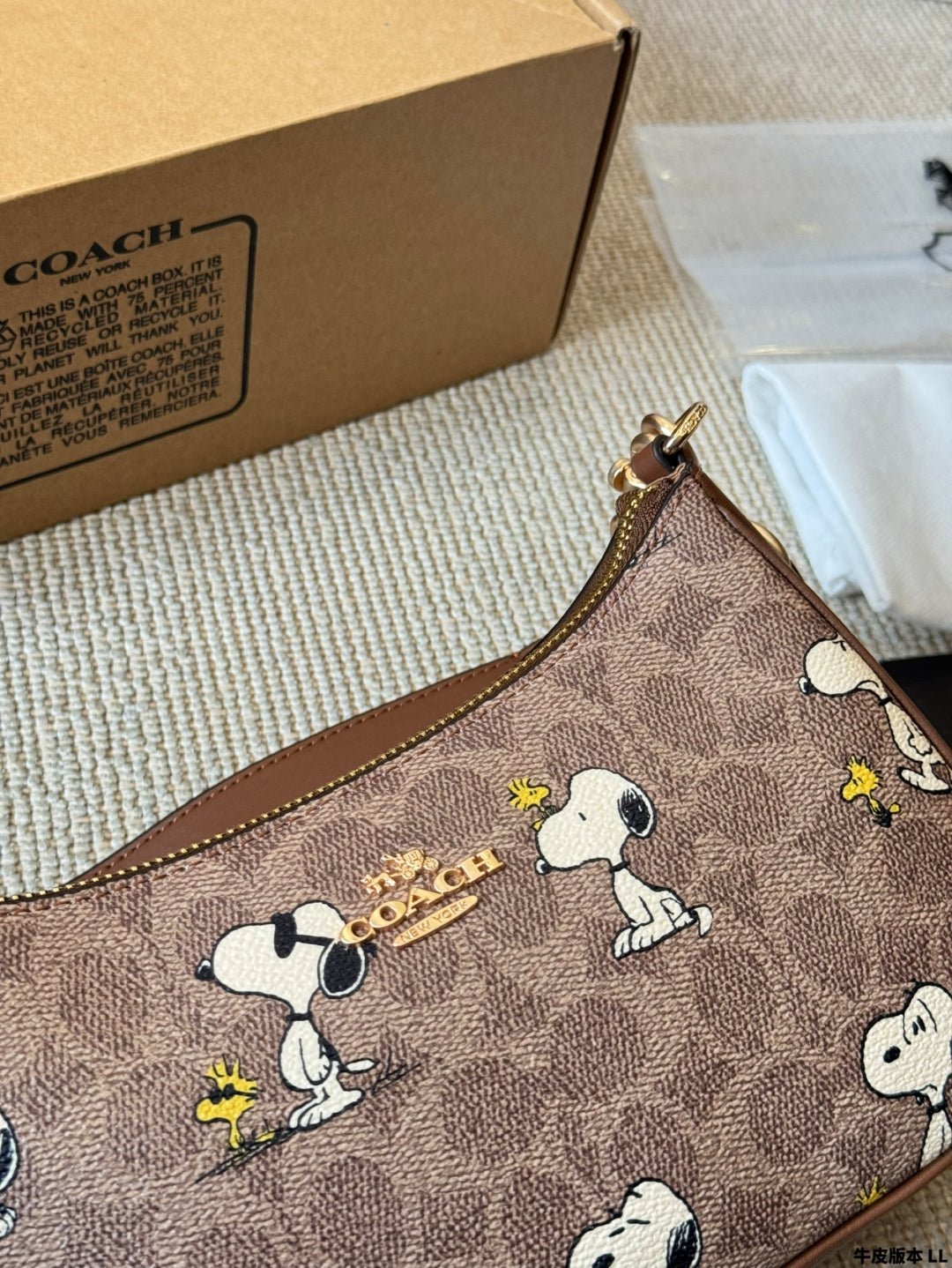 Coach Snoopy Underarm Bag