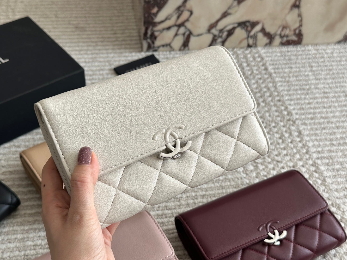 The new WOC Chanel Fortune Bag is a small carry-on bag