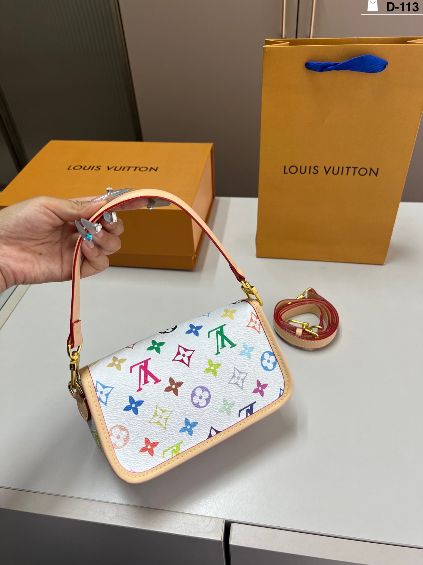 LV Louis Vuitton Mini Baguette Bag