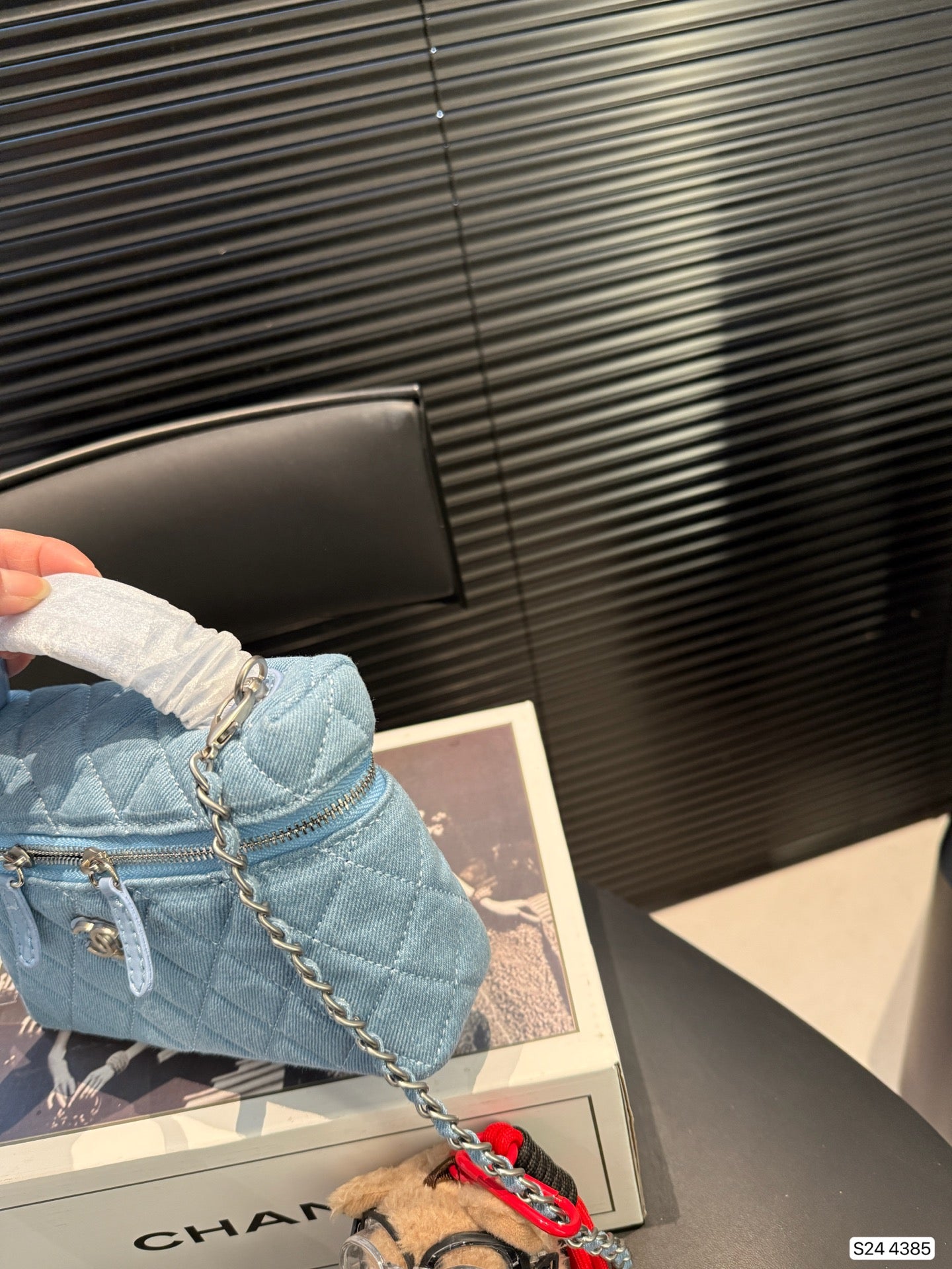 Chanel Denim Cosmetic Bag