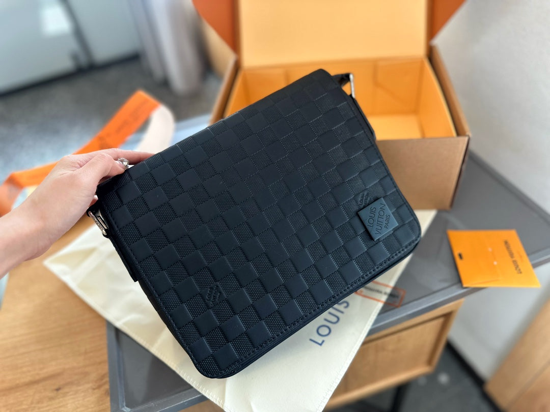 LV Limited Edition Men's Cowhide Messenger Bag 💼