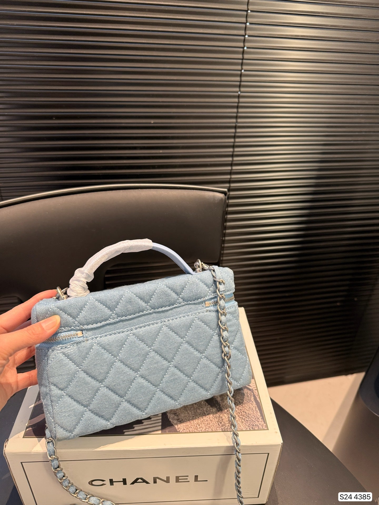 Chanel Denim Cosmetic Bag