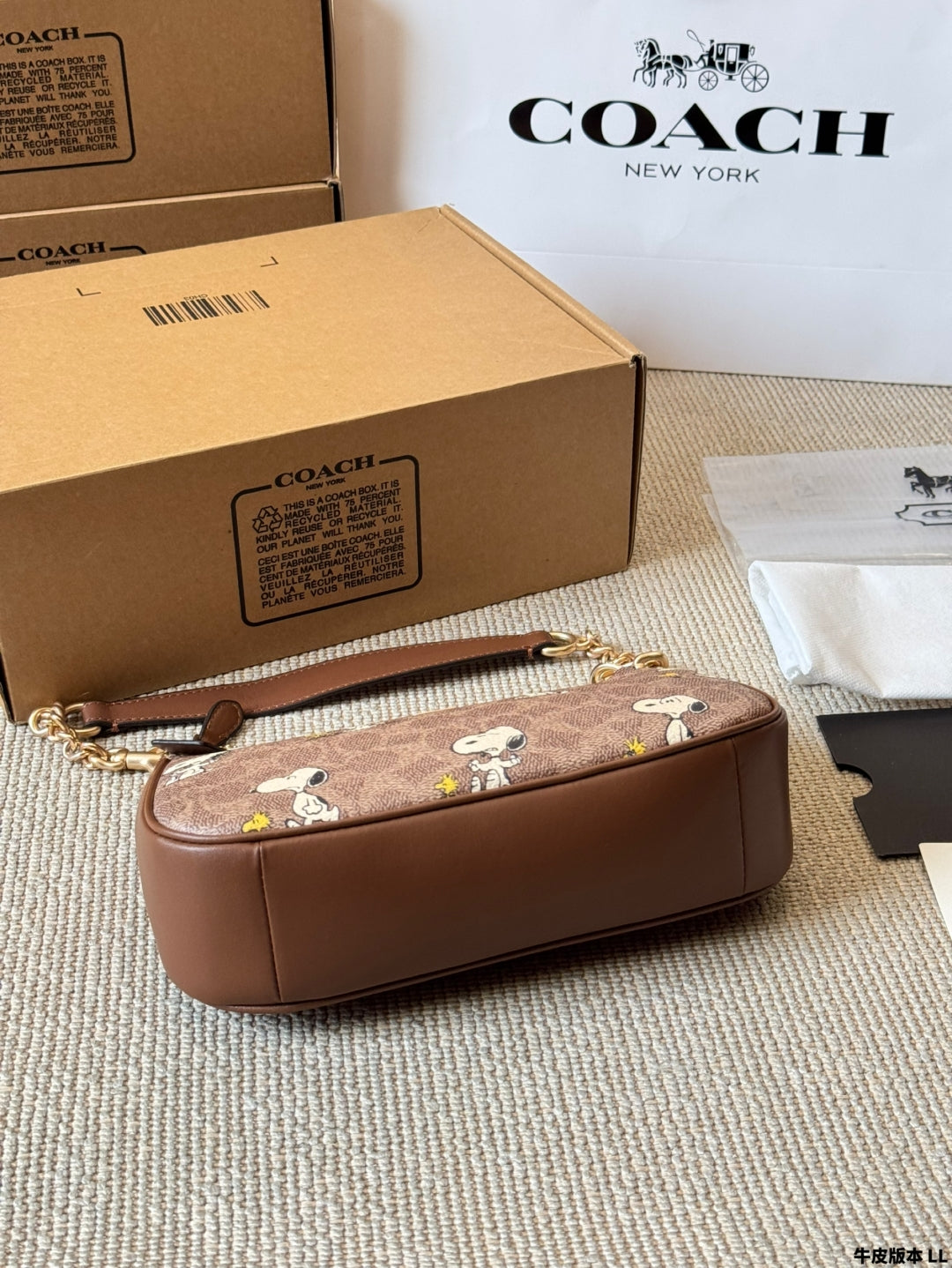 Coach Snoopy Underarm Bag