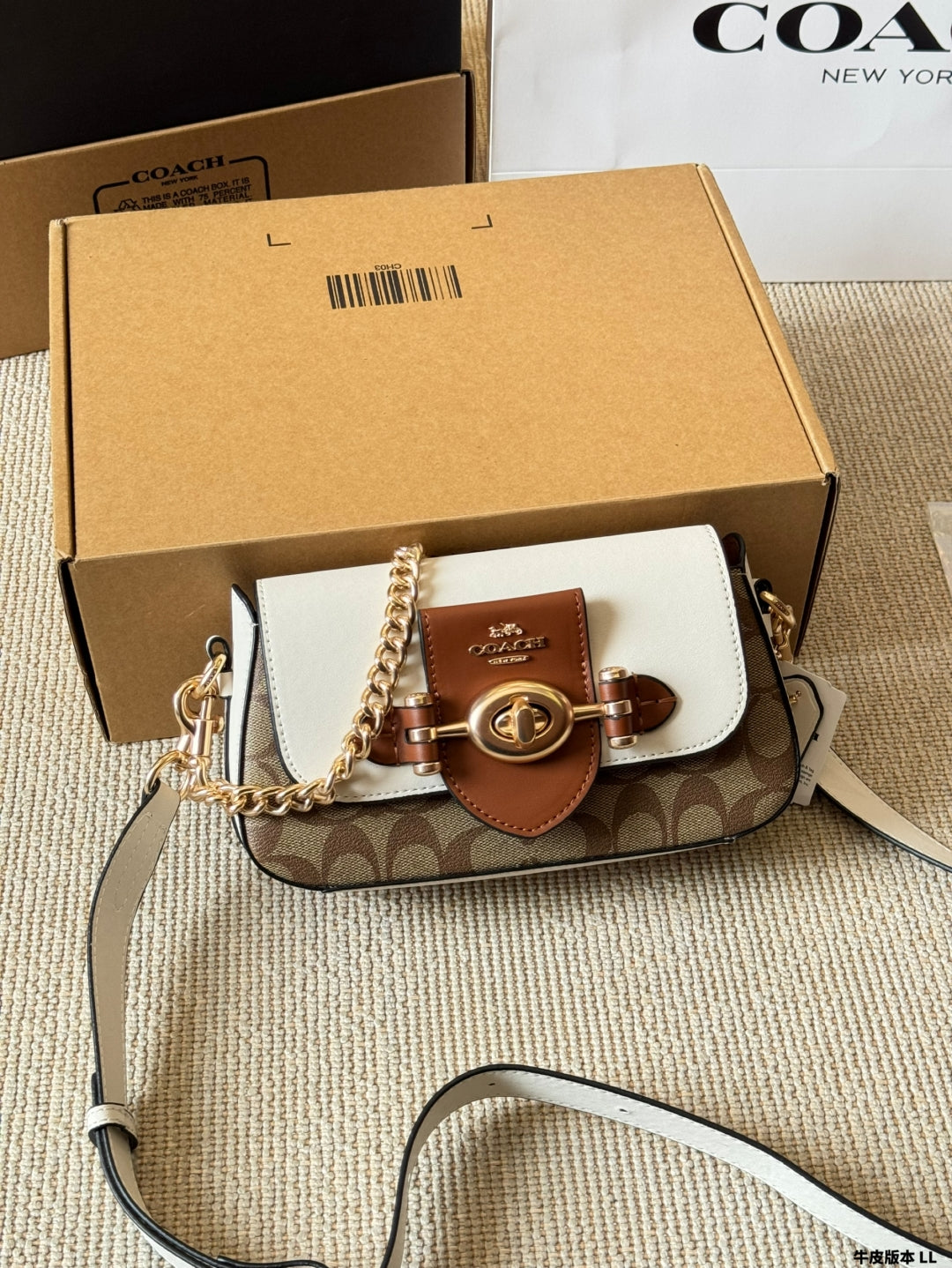 Coach Brie Turnlock Underarm Bag