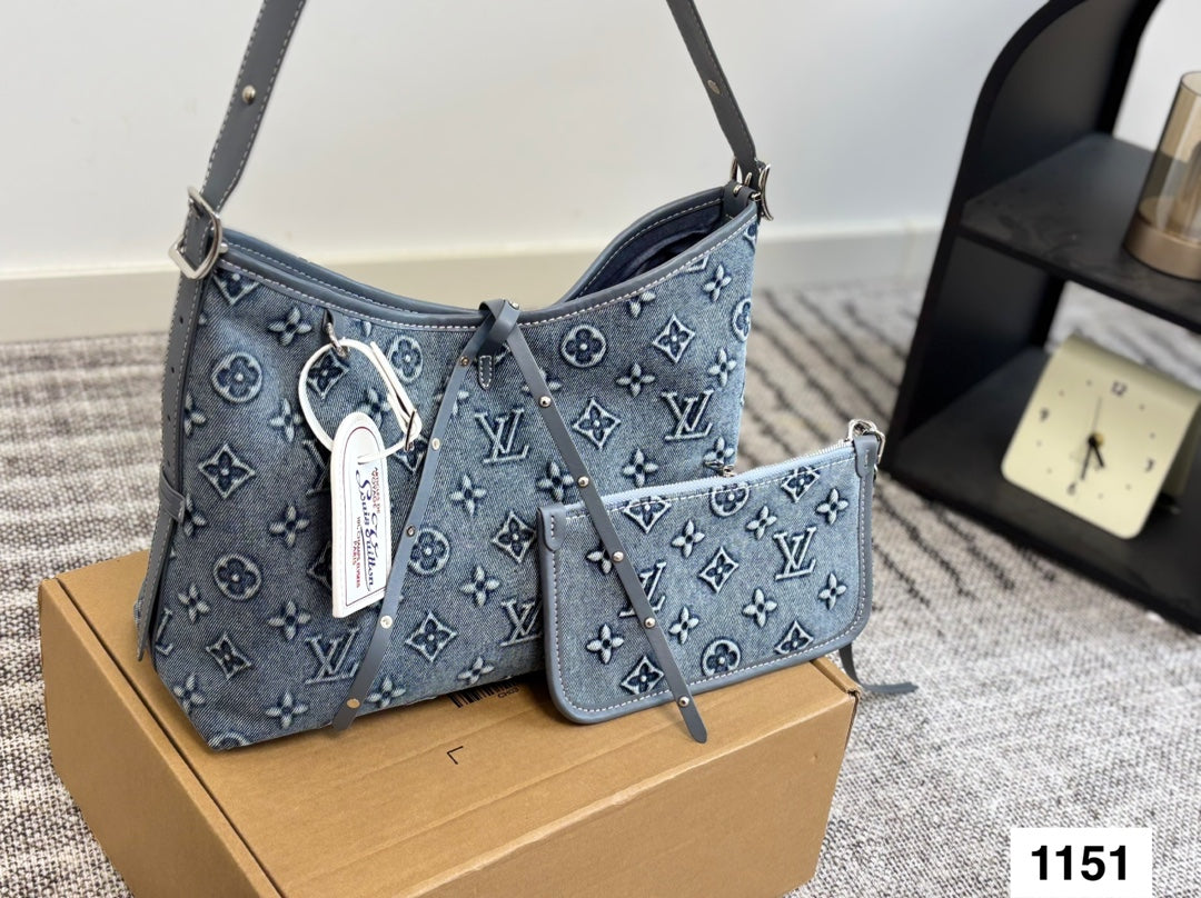 LV24 Limited Edition Denim Carryall Medium