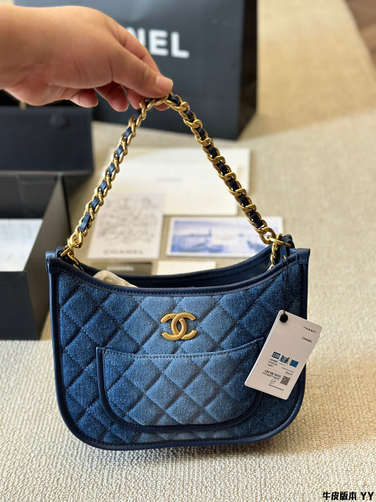 Chanel 24ss New Washed Saddle Bag