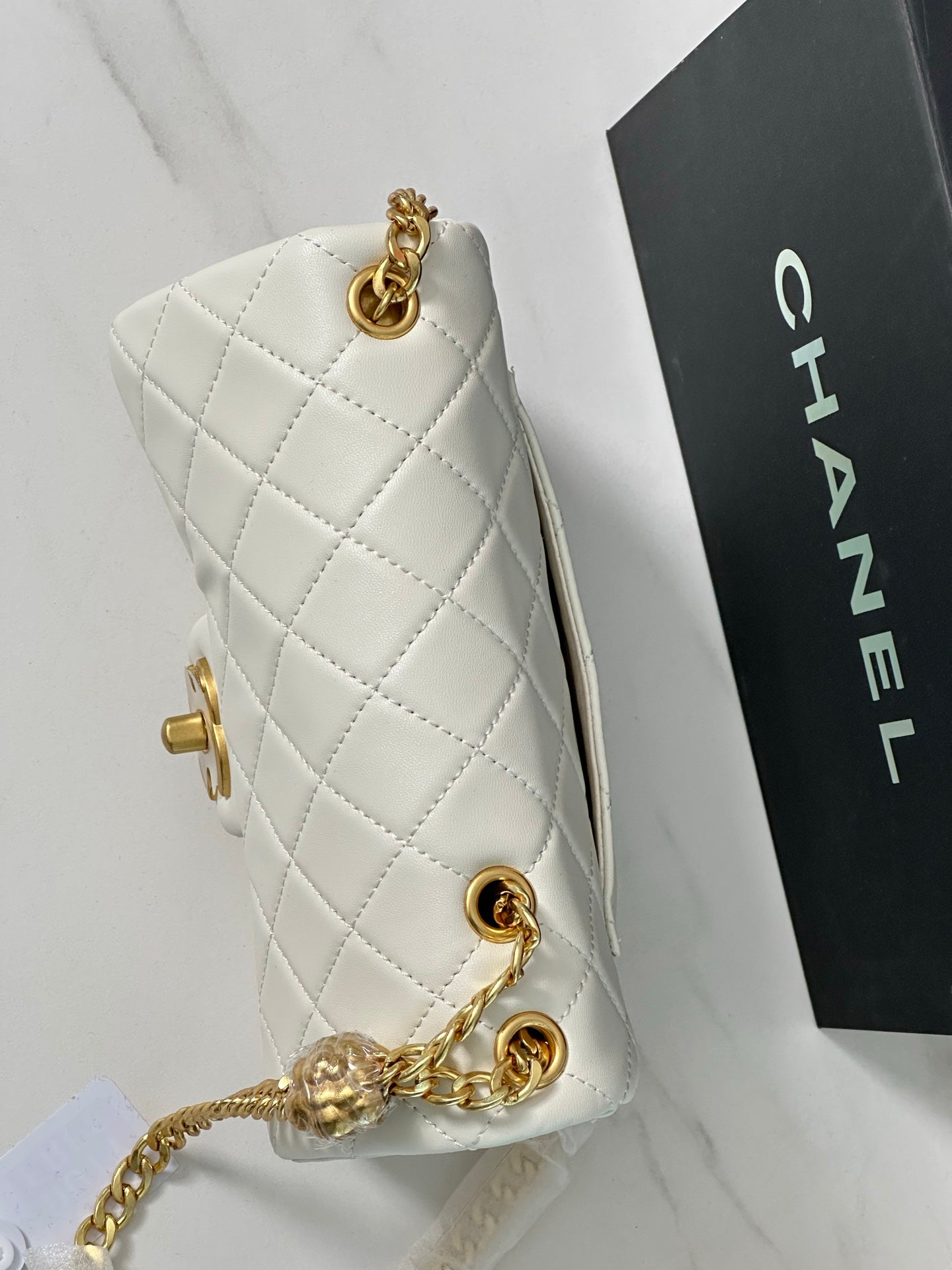 Chanel 24P Camellia Golden Ball Mini Bag