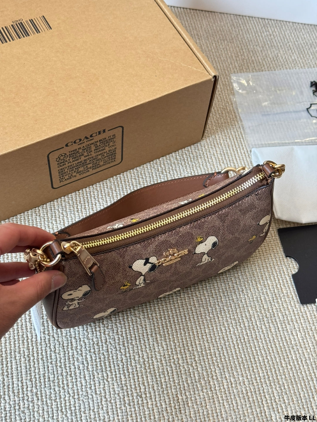 Coach Snoopy Underarm Bag