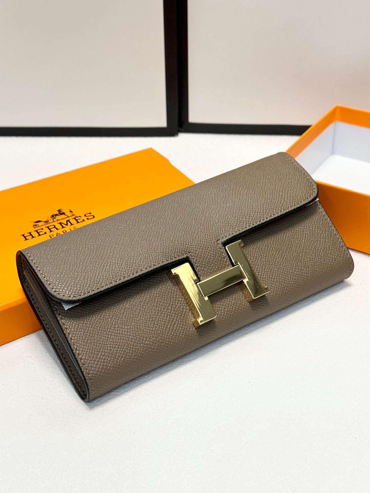 Premium imported Hermès saffiano leather