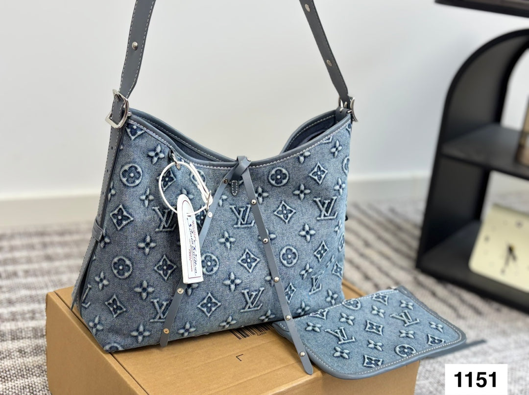 LV24 Limited Edition Denim Carryall Medium