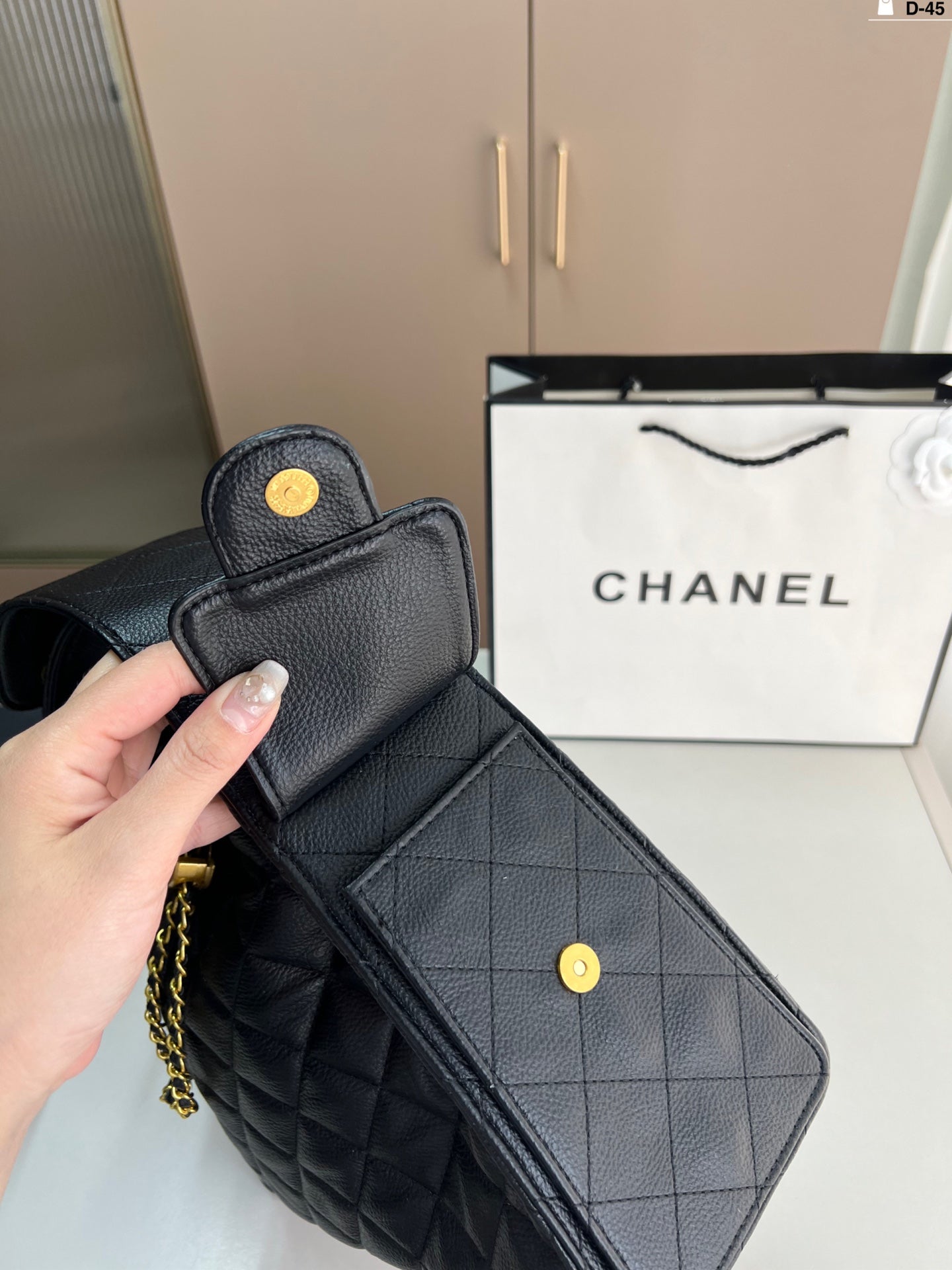 Chanel Hippie Underarm Tote Bag