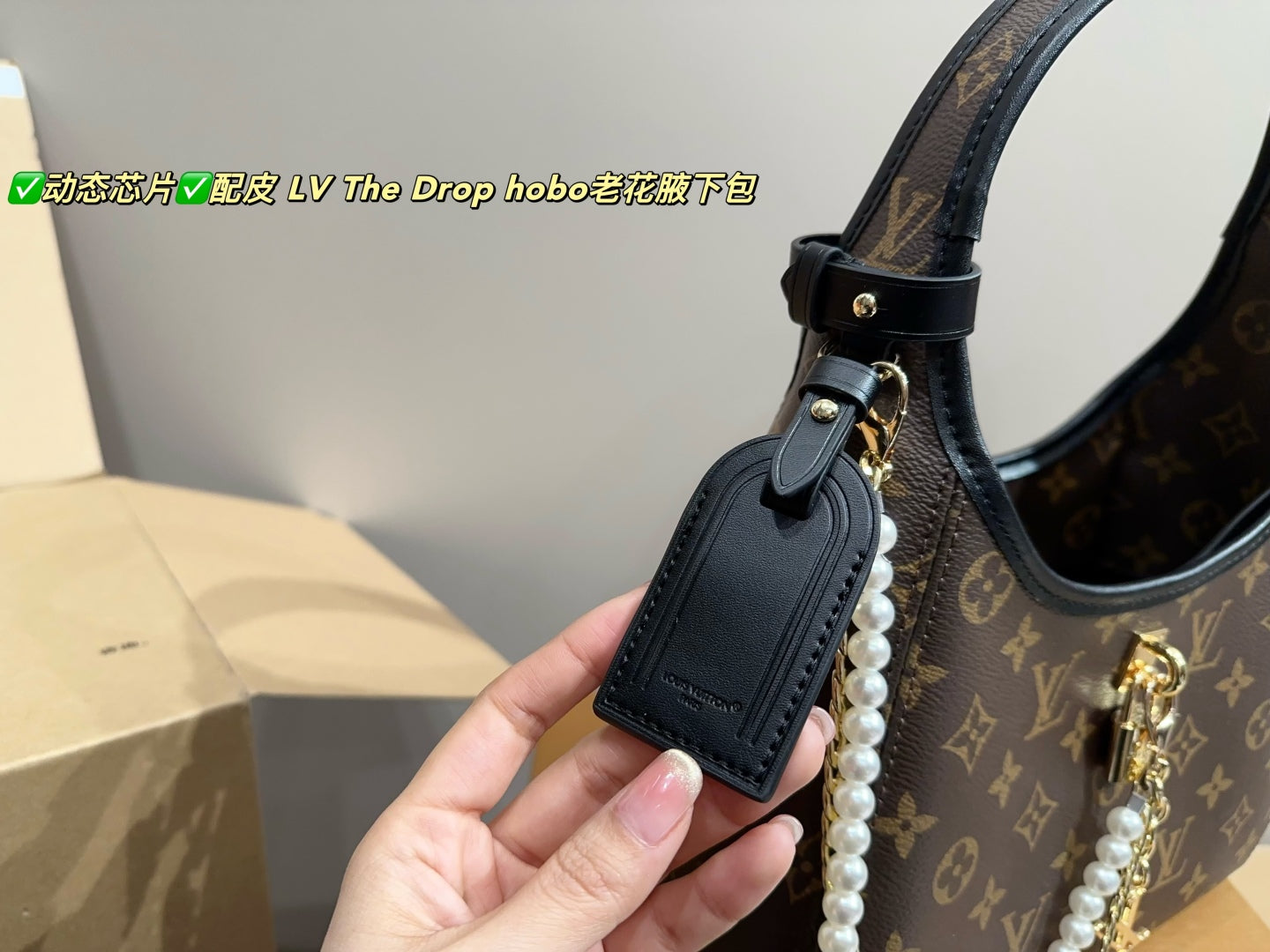 LV The Drop Hobo Monogram Underarm Bag