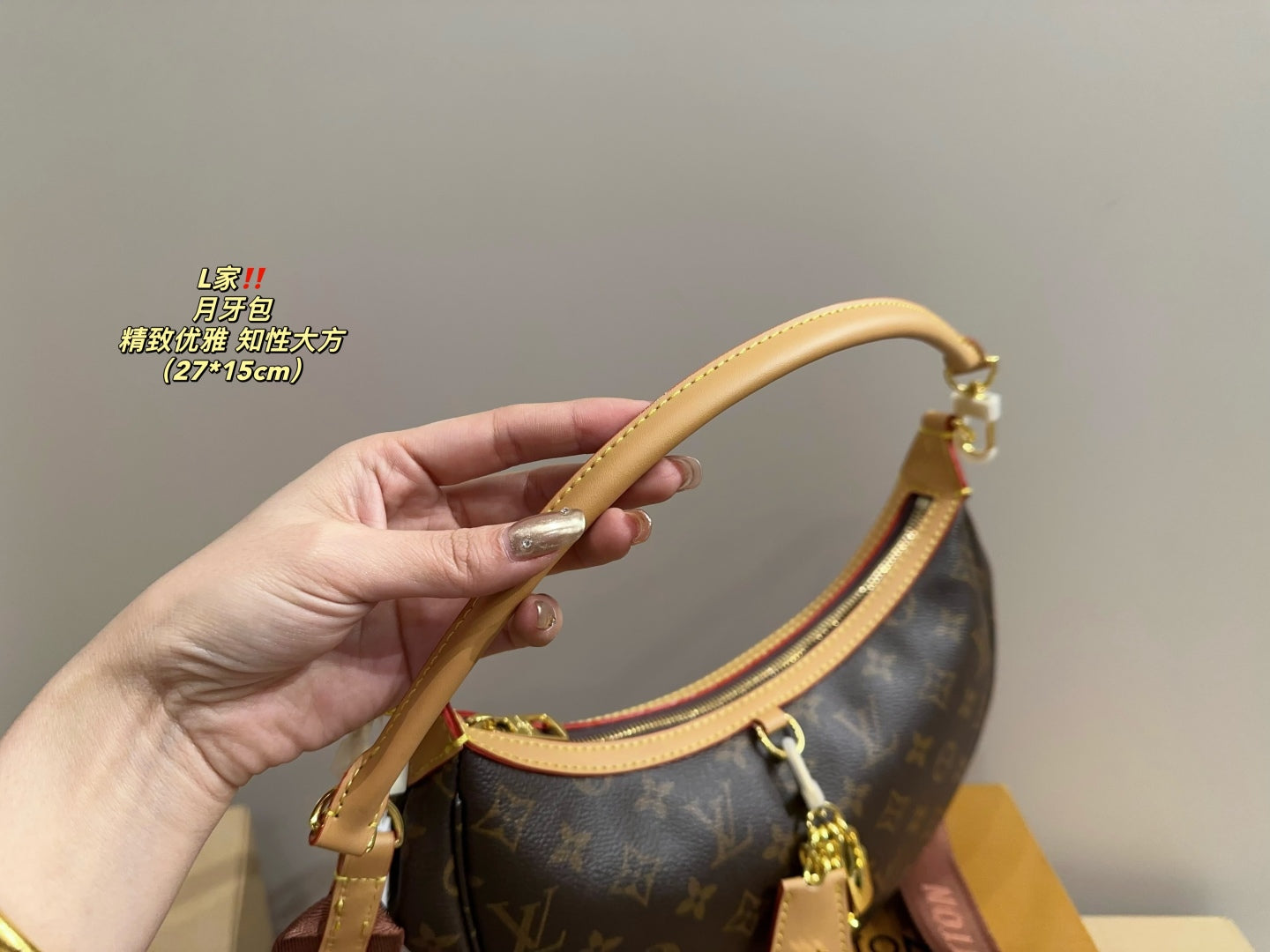 LV Carryall Crescent Bag
