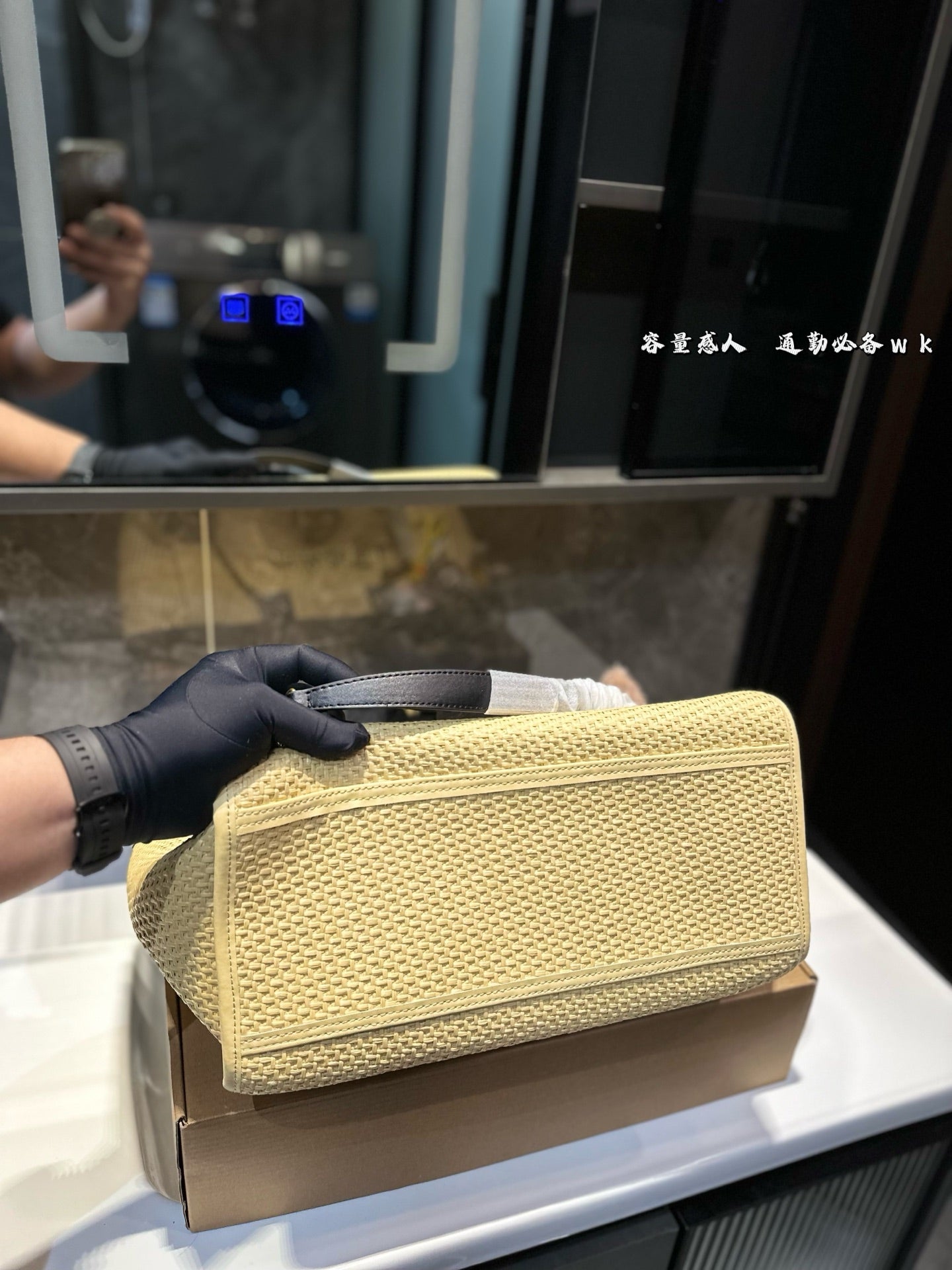 CHANEL's new spring/summer straw beach bag.