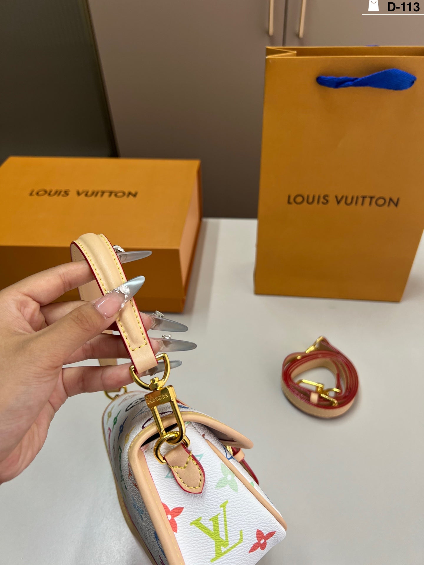 LV Louis Vuitton Mini Baguette Bag