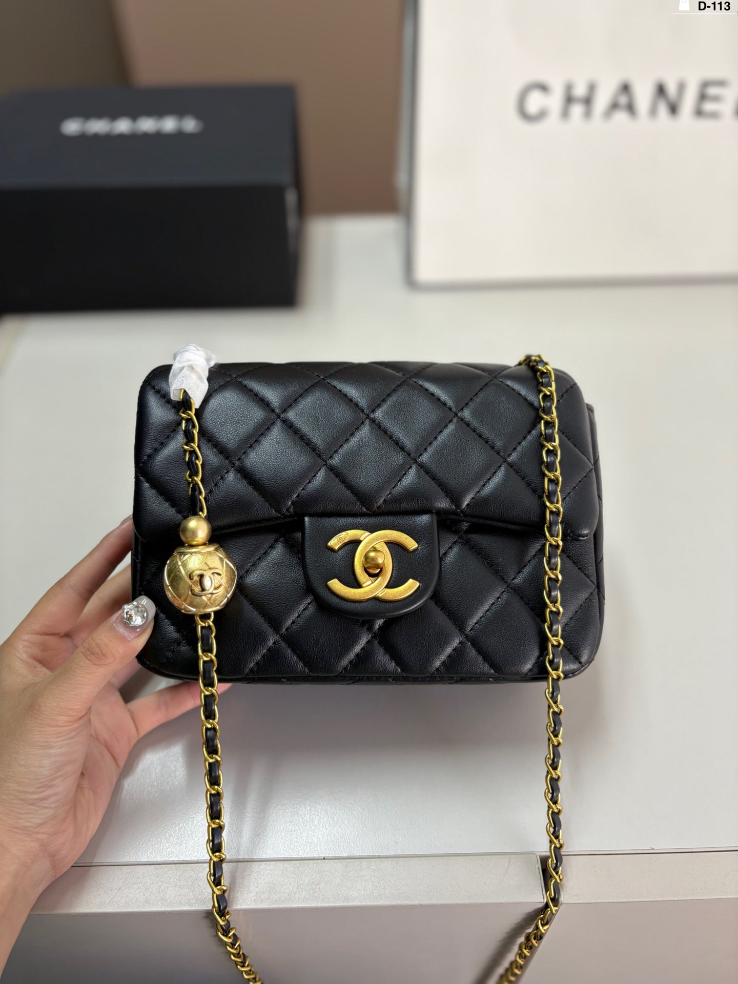 CHANEL Square Handle Bag